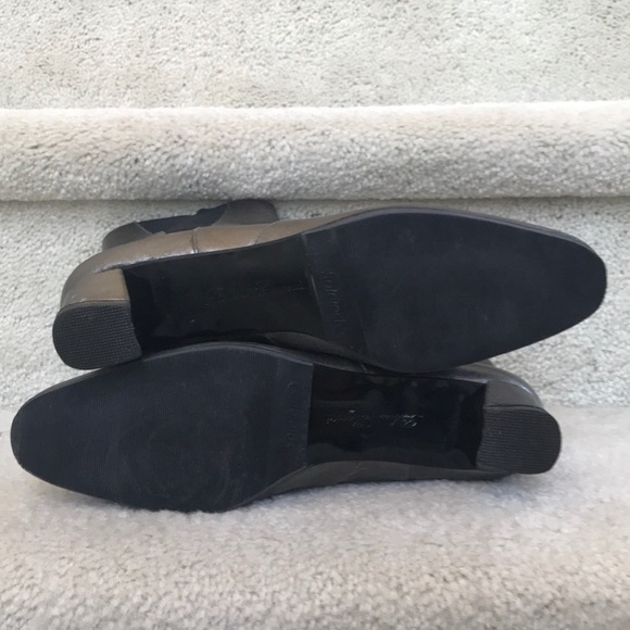 Robert Clergerie Silver Metallic Ankle Boots - Picture 9 of 16